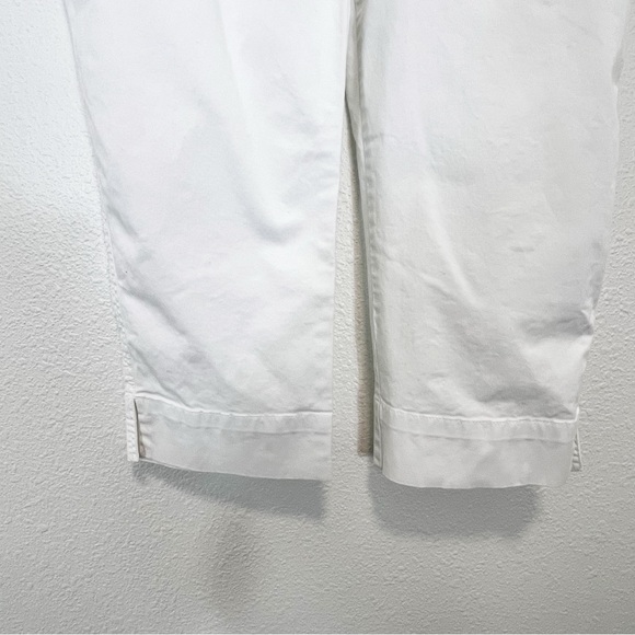 Tommy Bahama White Capri Pants Cotton Spandex Size 12 - Picture 3 of 6